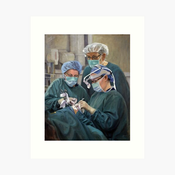 The Masters Apprentice - Oil on canvas by Avril Thomas - Adelaide / South Australia Artist Art Print