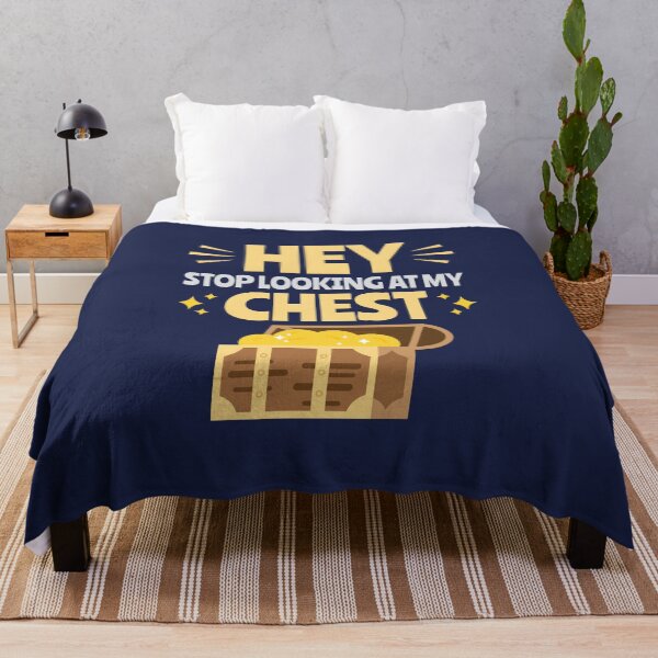 Item preview, Stop Looking at My Chest Funny Pirate Treasure  designed and sold by jaygo.