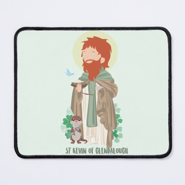 Item preview, Saint Kevin of Glendalough designed and sold by AlMAO2O.