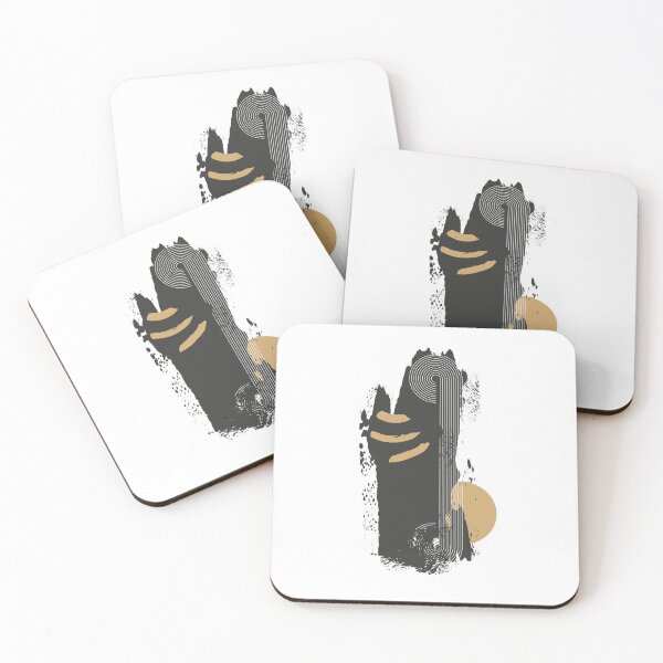 Item preview, Abstract artwork with line art and black brush strokes. designed and sold by gaindaze.