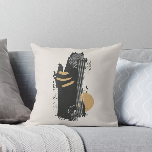Item preview, Abstract artwork with line art and black brush strokes. designed and sold by gaindaze.