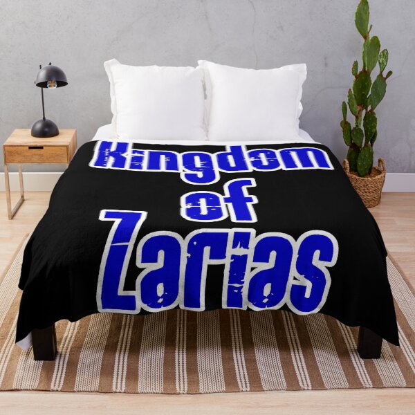Item preview, Kingdom of Zarias Logo- Blue and White on Black designed and sold by Greenwood2112.