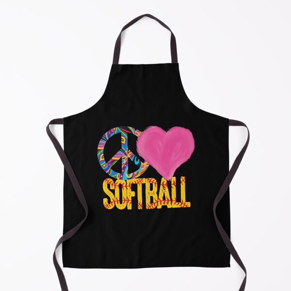 Item preview, Peace Love Softball Fastpitch Heart designed and sold by 99Fastpitch.