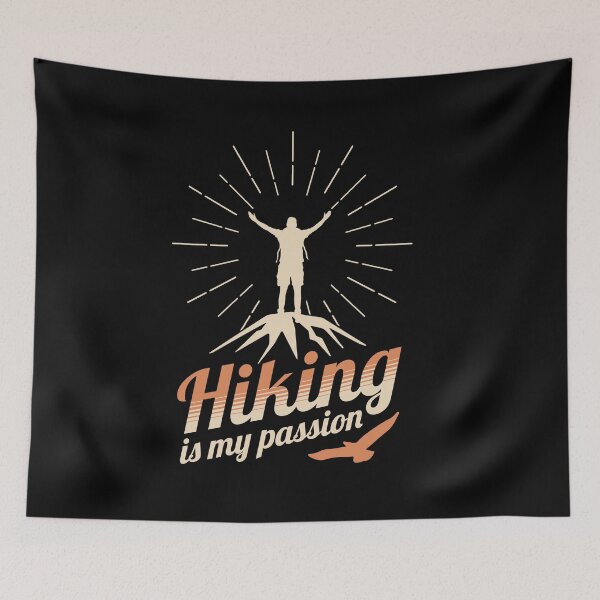 Item preview, hiking is my passion - Hiking Sayings designed and sold by uranus1store.