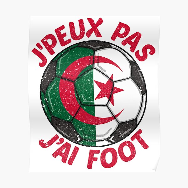 Maligno espectro metal Posters sur le thème Algeria Soccer | Redbubble