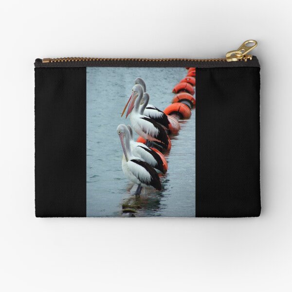 Pelican - Photography by Avril Thomas - Adelaide / South Australia Artist Zipper Pouch
