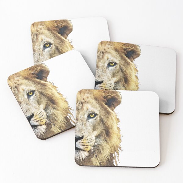 Item preview, Proud Lion Art - King Of The Jungle designed and sold by Sharon Cummings Art.