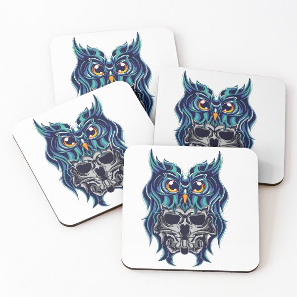 Item preview, Great Owl Devil With Skull designed and sold by YSNbr.