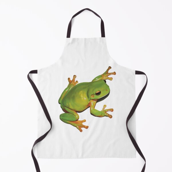 Item preview, Gorgeous Green Tree Frog. Australian green frog. Cute frog illustration, realistically drawn designed and sold by PlumpPlumStudio.