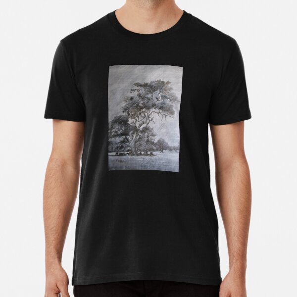 My Tree - Drawing by Avril Thomas - Adelaide / South Australia Artist Near Inman Valley South Australia Premium T-Shirt