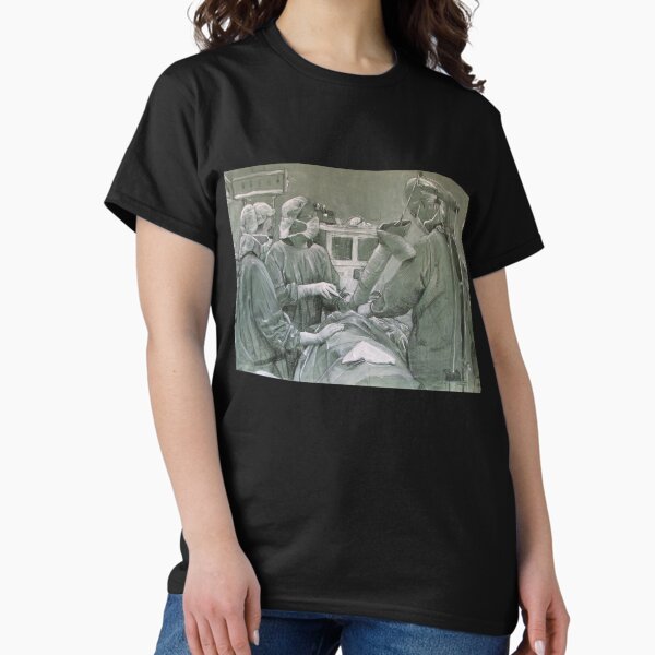 Healing Hands 2 - Drawing by Avril Thomas - Adelaide / South Australia Artist Classic T-Shirt