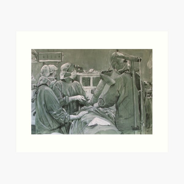 Healing Hands 2 - Drawing by Avril Thomas - Adelaide / South Australia Artist Art Print