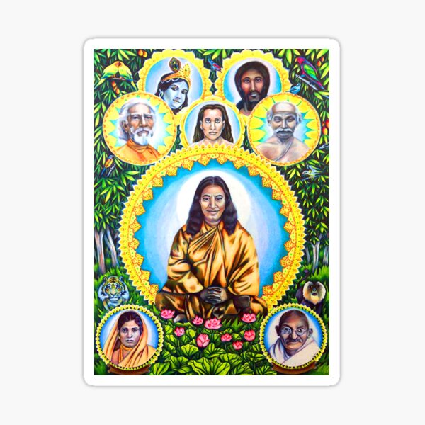Item preview, Paramahansa Yogananda and Masters Jah Sunny Arts Illustration designed and sold by JahSunny.