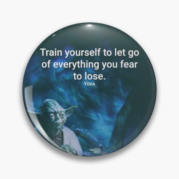 Item preview, Amazing motivation by Yoda " train yourself to let go of everything you fear to lose" designed and sold by Rishabhthinks.