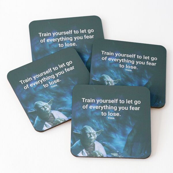 Item preview, Amazing motivation by Yoda " train yourself to let go of everything you fear to lose" designed and sold by Rishabhthinks.