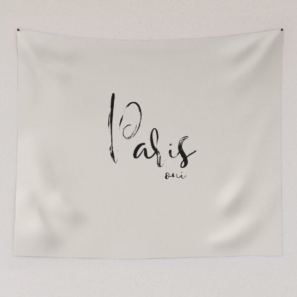 Item preview, Paris oui - Calligraphy, for French City lovers. designed and sold by gaindaze.