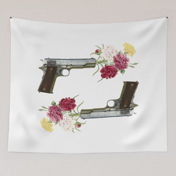 Item preview, Two Guns With Roses designed and sold by TheBigShop1.