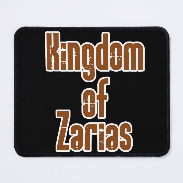 Item preview, Kingdom of Zarias Logo- Brown and White on Black designed and sold by Greenwood2112.