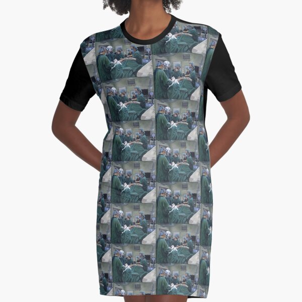 Skin Deep - Oil on Canvas by Avril Thomas - Adelaide / South Australia Artist Graphic T-Shirt Dress