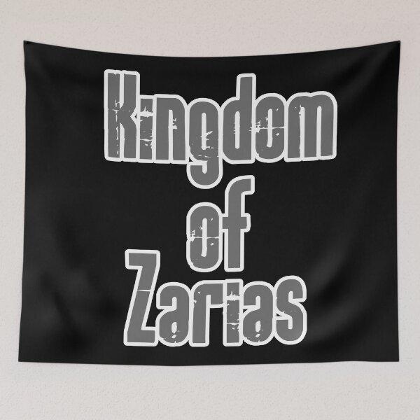Item preview, Kingdom of Zarias Logo- Gray and White on Black designed and sold by Greenwood2112.