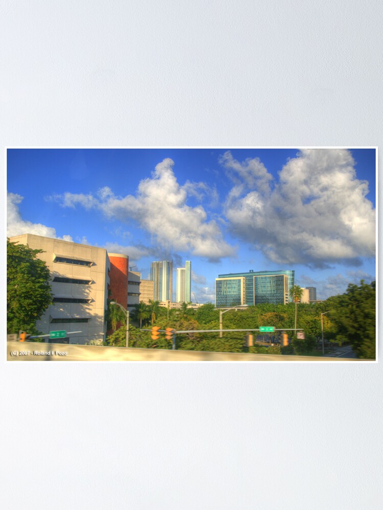 Alternate view of Downtown Miami - DSC_1553 Poster
