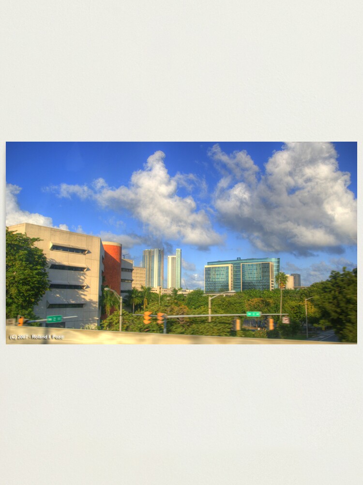 Alternate view of Downtown Miami - DSC_1553 Photographic Print