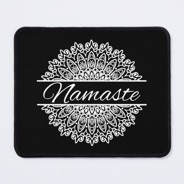 Item preview, Namaste, Mandala in White  designed and sold by OutcastBrain.