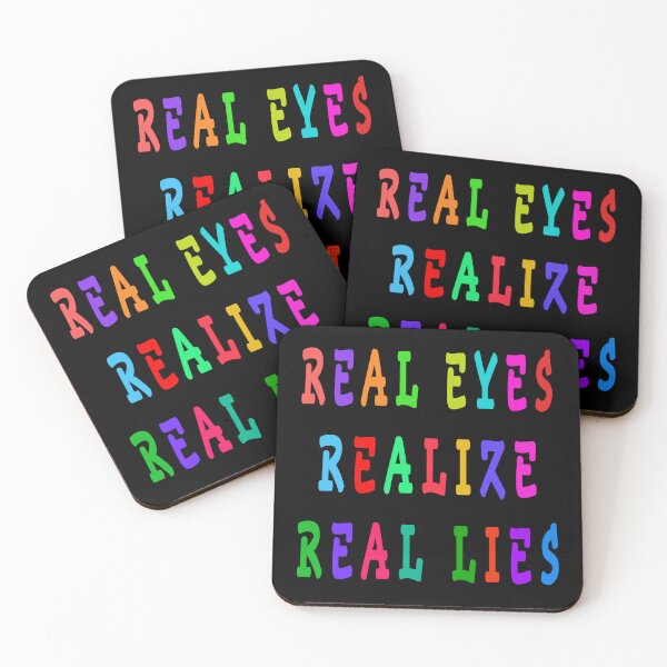 Item preview, real eyes realize real lies designed and sold by GOLDFAMILYSHOP.