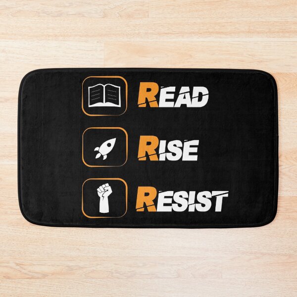 Item preview, Read Rise Resist  -  funny readers writers sayings designed and sold by Raiko-art.