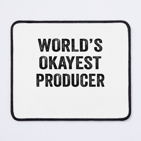 Item preview, World's okayest producer Shirt, Funny producer Dad Husband Womens Boyfriend Birthday Christmas Gift idea designed and sold by xlnv.