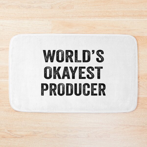 Item preview, World's okayest producer Shirt, Funny producer Dad Husband Womens Boyfriend Birthday Christmas Gift idea designed and sold by xlnv.