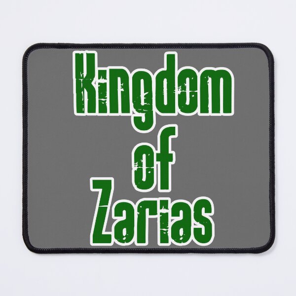 Item preview, Kingdom of Zarias Logo- Green and White on Gray designed and sold by Greenwood2112.
