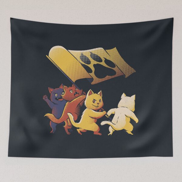 Item preview, Raising the flag on Iwo Jima cats world domination for cats by Tobe Fonseca designed and sold by Tobe Fonseca®.
