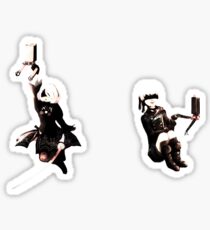 Nier Automata: 2B and 9S Sticker