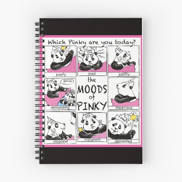 Item preview, The Moods of Pinky designed and sold by PandaChronicle.