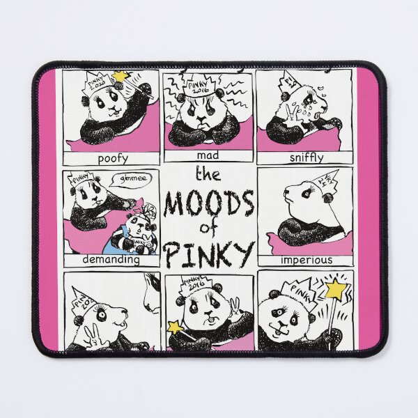 Item preview, The Moods of Pinky designed and sold by PandaChronicle.