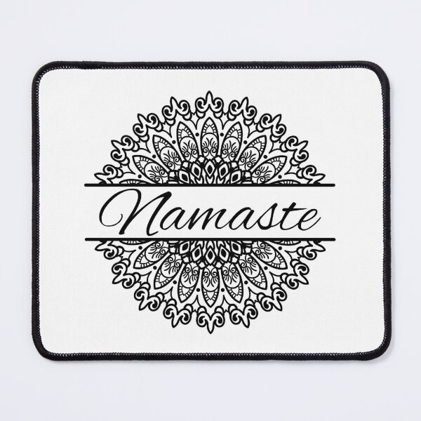 Item preview, Namaste, Mandala in Black  designed and sold by OutcastBrain.