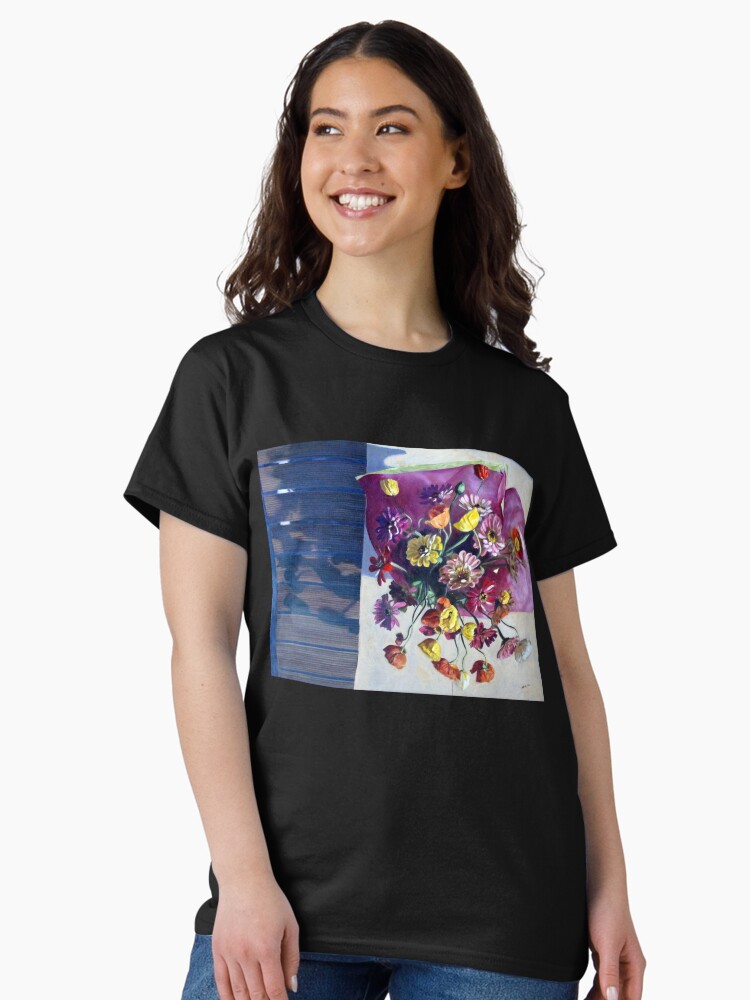 Thumbnail 2 of 7, Classic T-Shirt, Mothers Day - Oil on canvas by Avril Thomas - Adelaide / South Australia Artist designed and sold by AvrilThomasart.