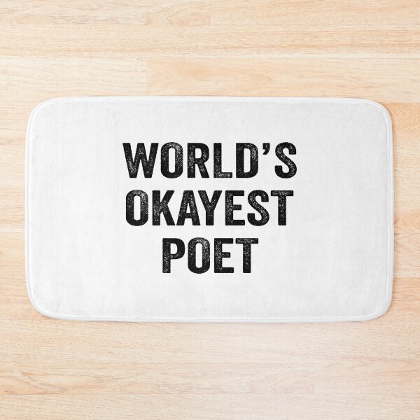 Item preview, World's okayest poet Shirt, Funny poet Dad Husband Womens Boyfriend Birthday Christmas Gift idea designed and sold by xlnv.