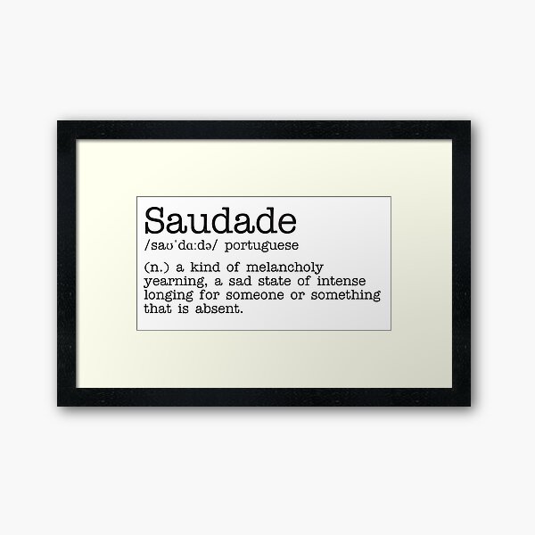 Item preview, Saudade - Portugese Beautiful Word - Typewriter designed and sold by Zooone.