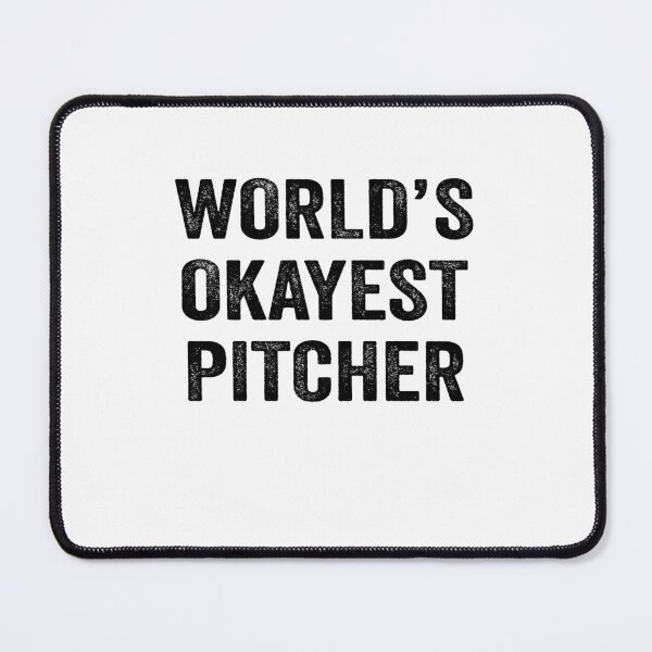 Item preview, World's okayest pitcher Shirt, Funny pitcher Dad Husband Womens Boyfriend Birthday Christmas Gift idea designed and sold by xlnv.