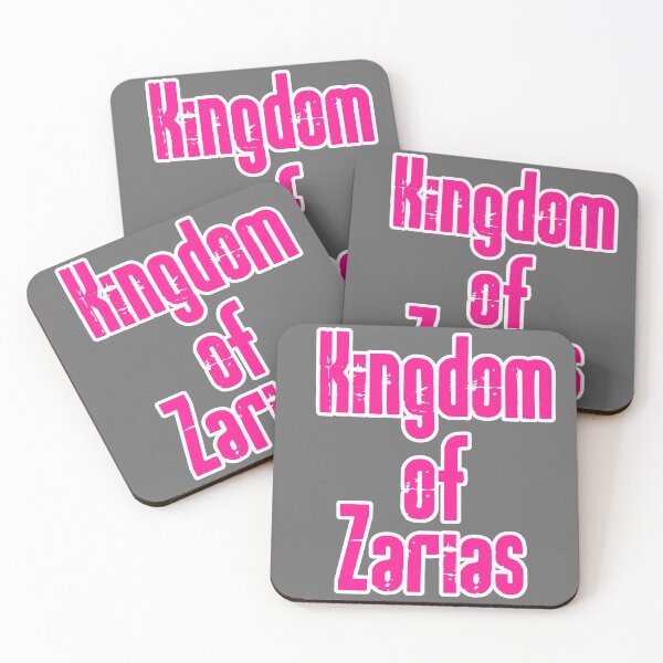 Item preview, Kingdom of Zarias Logo- Pink and White on Gray designed and sold by Greenwood2112.