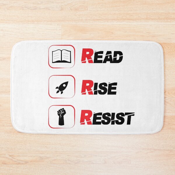Item preview, Read Rise Resist  -  funny readers writers sayings designed and sold by Raiko-art.