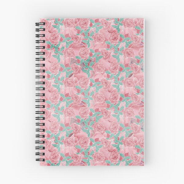 Item preview, Red Rose Cottage Core Floral Repeat Pattern designed and sold by rhombusOnion.