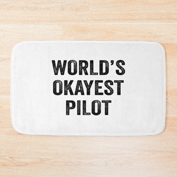 Item preview, World's okayest pilot Shirt, Funny pilot Dad Husband Womens Boyfriend Birthday Christmas Gift idea designed and sold by xlnv.