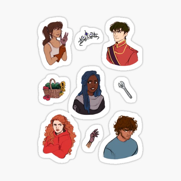 The Lunar Chronicles - Books 1 & 2 Sticker