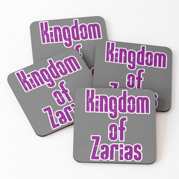 Item preview, Kingdom of Zarias Logo- Purple and White on Gray designed and sold by Greenwood2112.