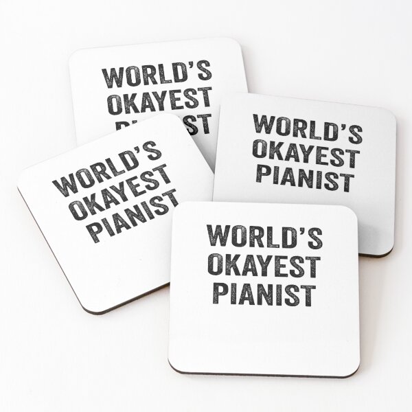 Item preview, World's okayest pianist Shirt, Funny pianist Dad Husband Womens Boyfriend Birthday Christmas Gift idea designed and sold by xlnv.