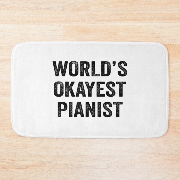 Item preview, World's okayest pianist Shirt, Funny pianist Dad Husband Womens Boyfriend Birthday Christmas Gift idea designed and sold by xlnv.
