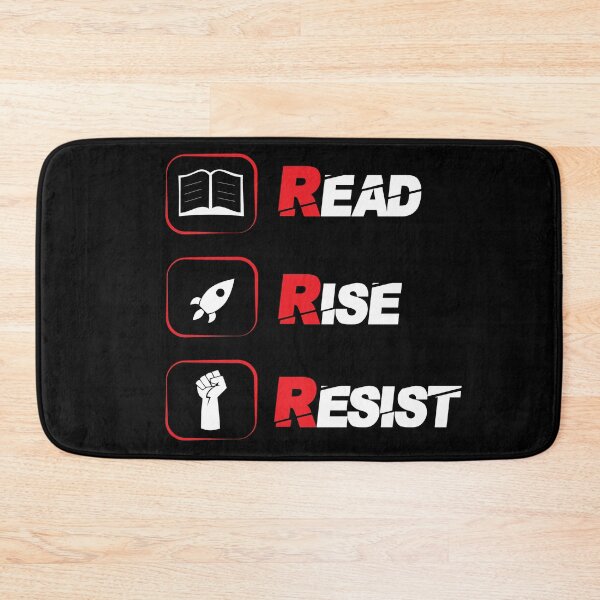 Item preview, Read Rise Resist  -  funny readers writers sayings designed and sold by Raiko-art.